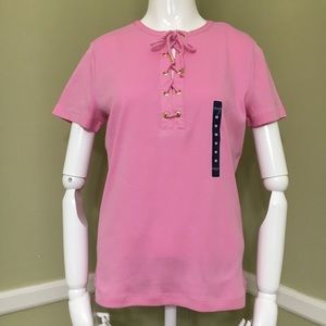 Chaps Classics Nautical Drawstring Rope Shirt